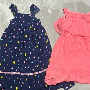 2/$10 Bundle of 2 Girls Spring/Summer Dresses - 4T